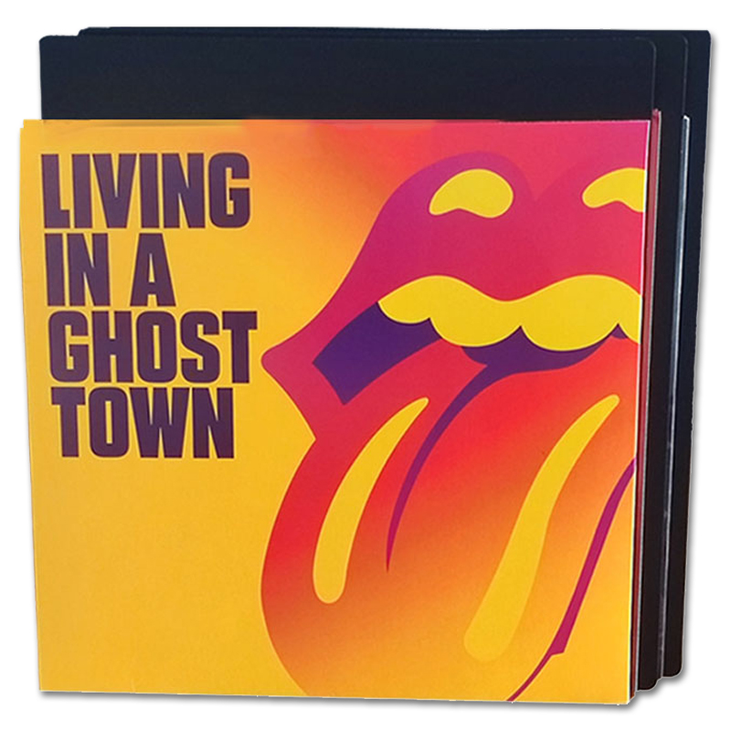 10" / 25 cm Mini-LP Registerwände - schwarz