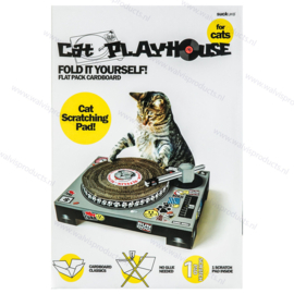 DJ Katze Kratzplattenspieler | Cat Scratching Pad Suck UK