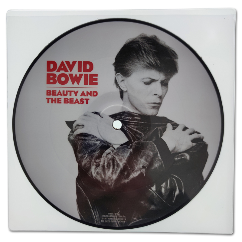 Single Picture Disc Schutzhülle, glasklares PVC, Dicke 0.14 mm.