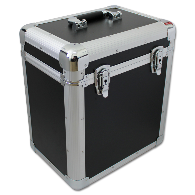 Walvis Products® Ultimate DJ LP Koffer - für ca. 60 Stück LPs - schwarz