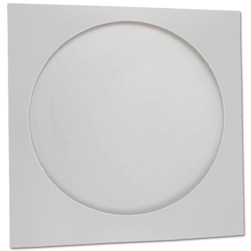 LP Cover Picture Disc - weiß mit 260 mm Mittelloch