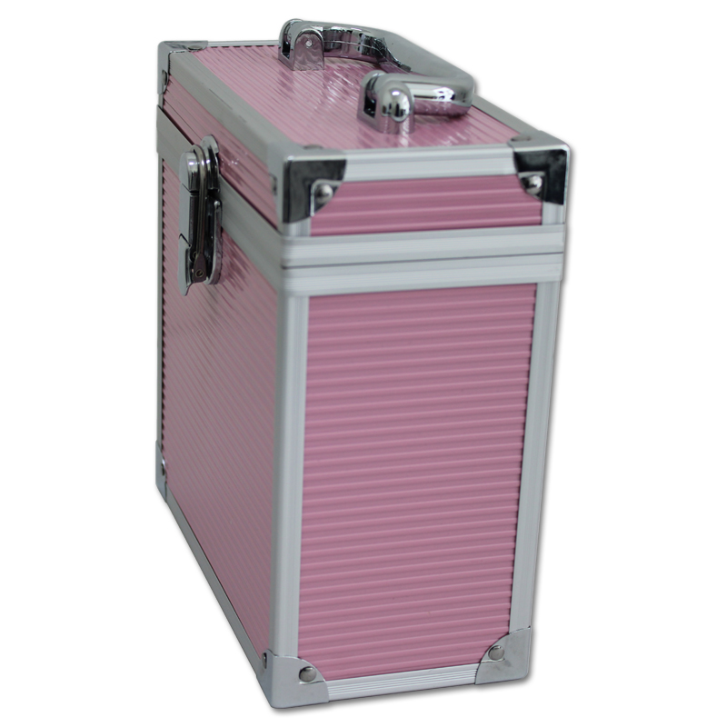 Walvis Products® 7" Vinyl Platenkoffer - voor ca. 35 Singles - kleur: roze