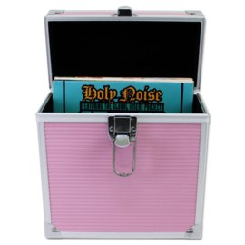 Walvis Products® 7" Vinyl Storage Case - capacity: approx. 35 units singles - pink