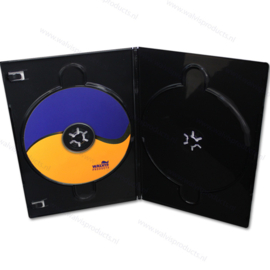 Slim (7mm) 2 DVD box, colour: black