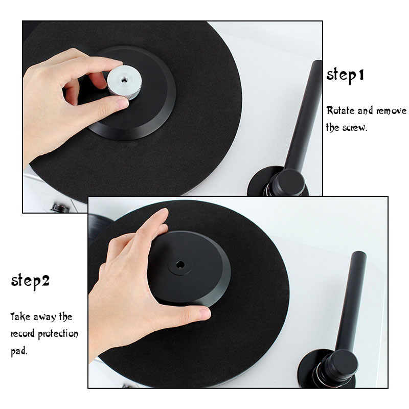 Schallplatten-reinigungsmaschine - Silber