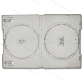 Standard 14 mm 2-DVD box, colour: transparent