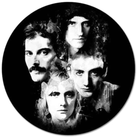 Queen - Plattenspieler-Slipmat-Set - Crest & Faces