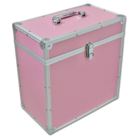 Walvis Products® 12" Pink LP Vinyl Storage Case - capacity: approx. 40 LPs