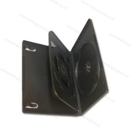 Multi-pack 15 mm 3-DVD box, colour: black, budget-recycle quality