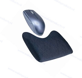 Walvis Products Mouse Wrist Pad, colour: silver-grey