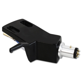 Headshell / Cartridge voor S-arm draaitafels - zwart