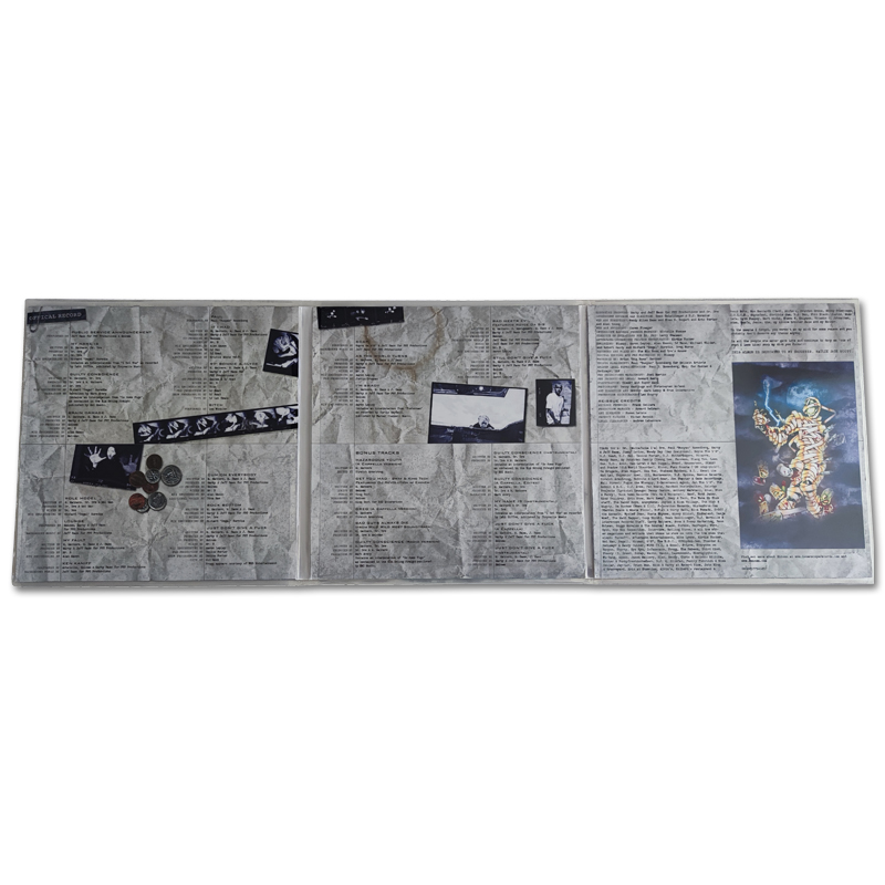 Pochette protection pour 3 disques de vinyle 33T, PVC transparent, épaisseur 0.18 mm