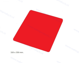 LP Scheidingsschot / Divider - kleur: rood