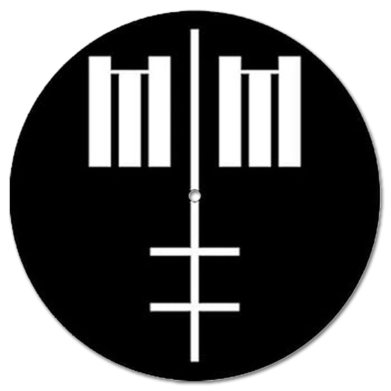 Slipmat - Logo / Cross Marilyn Manson - set à 2 stuks