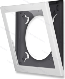 Snap Show & Listen 12-Inch Record Album Frame - white
