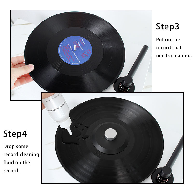 Automatic Record Cleaner - black