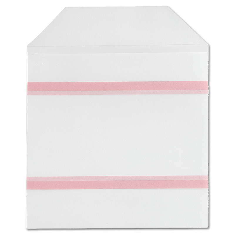 Self-adhesive 1 CD Sleeve, with flap, transparent
