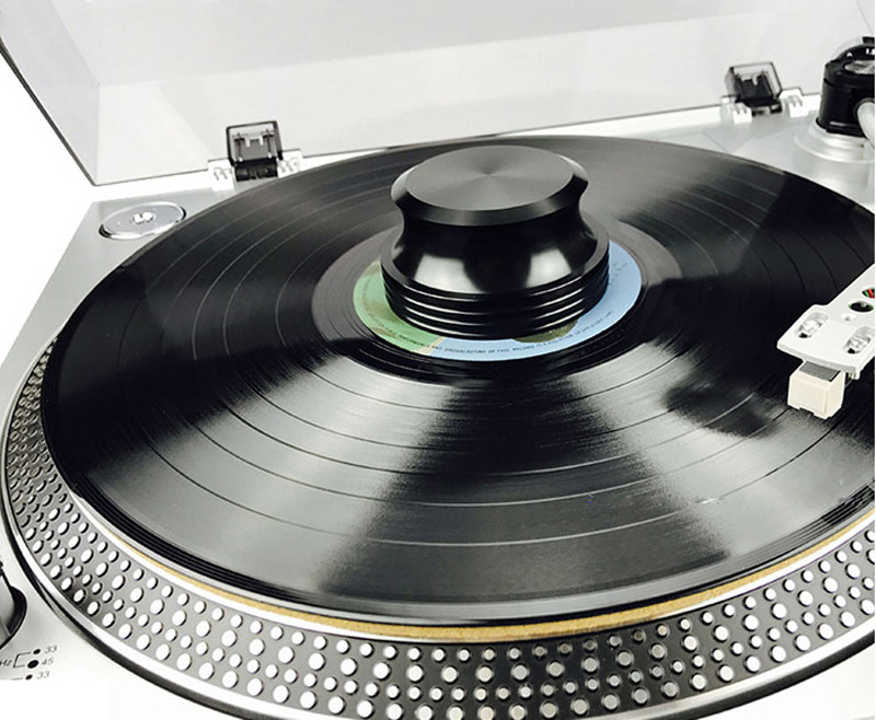 Stabilisateur palet presseur pour platine vinyle, 415 grammes, couleur: noir