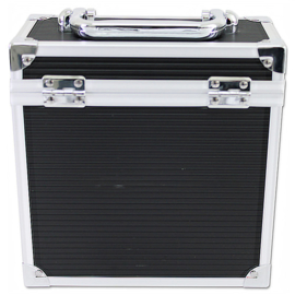 Walvis Products® 7" Vinyl Storage Case - capacity: approx. 35 units singles - black