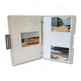 Walvis Products Hardbox voor 60 hardcopy foto's, inclusief 10 hoezen voor elk 6 foto's