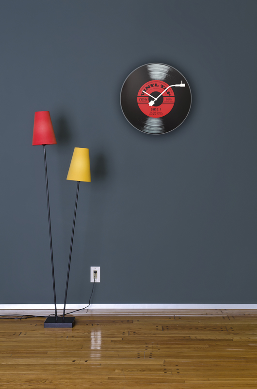 NexTime Wanduhr | Vinyl Tap