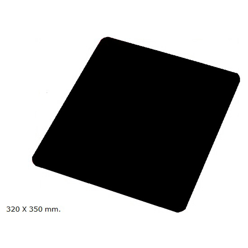 LP Scheidingsschot / Divider - kleur: zwart