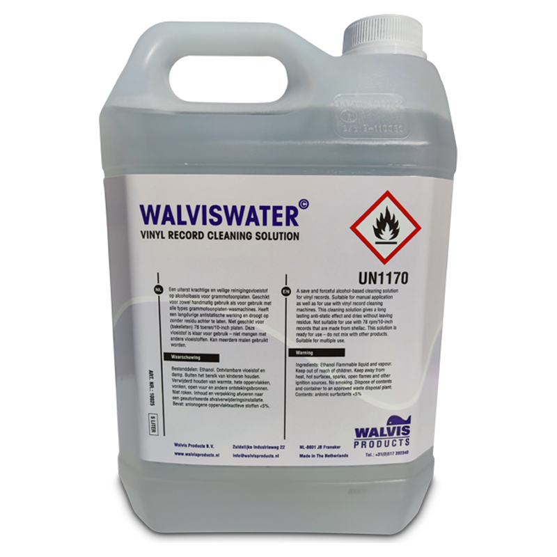WalvisWater © Schallplatten Reinigungsmittel - 5 Liter