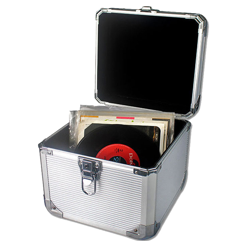 Walvis Professional DJ Case for Approximately 60 Singles - Silver