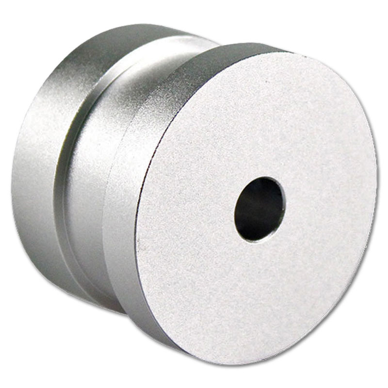 Goka Aluminium 45 RPM Single Adapter & Libelle | zilver