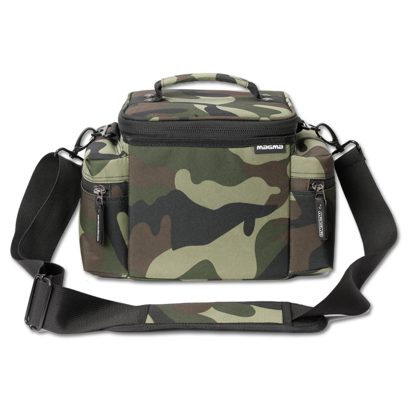 Magma 45 Record-Bag 100 - camo-green/red