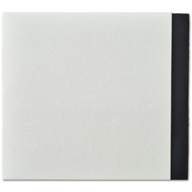 Kartonnen hoes voor Singles  - zonder venstergaten - kleur: wit