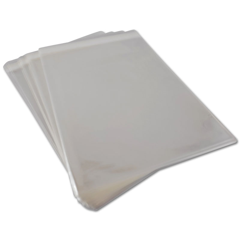 100-pack - Clear Cellophane Sealbags for DVD's in boxes, with resealable flap