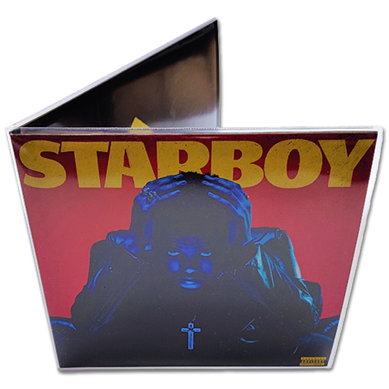 Gatefold Schutzhülle für 2 LPs glasklares PVC, Dicke 0.18 mm.
