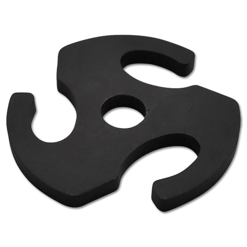 Aluminium 45 RPM Single Spindle Spider - kleur: zwart