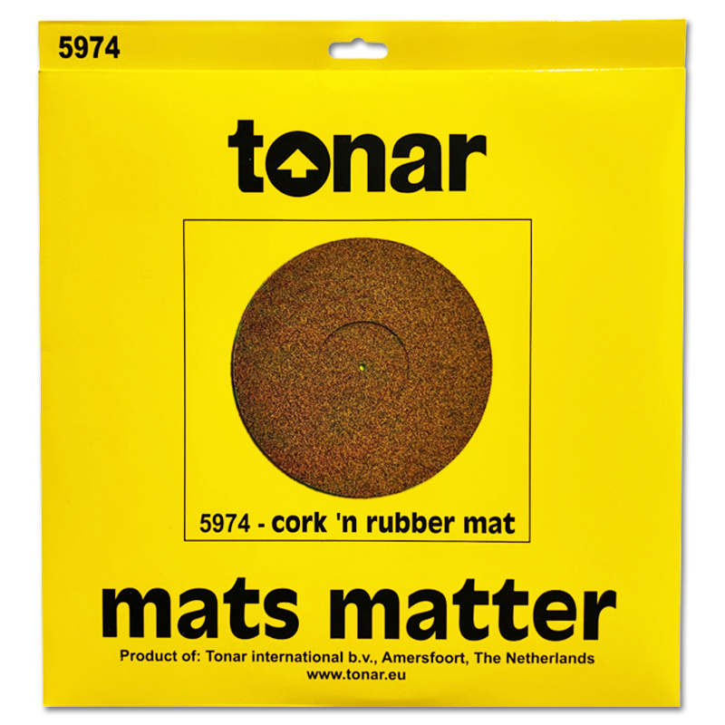 Tonar Plattentellerauflage Kork & Gummi
