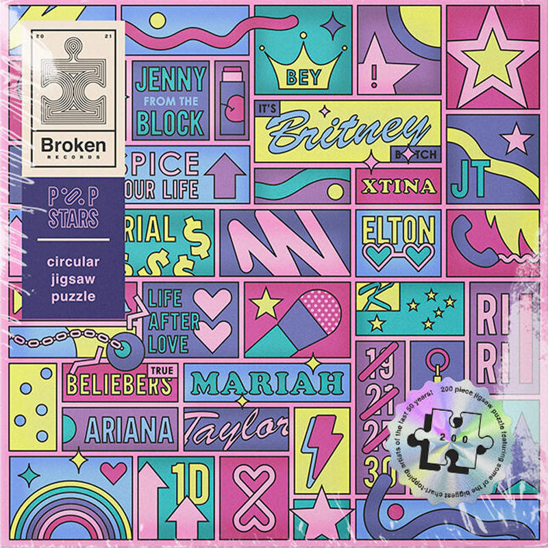 Luckies | Broken Records Puzzle - Pop Stars