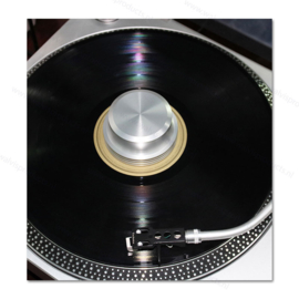 Turntable Record Clamp | Stabilizer Weight  - 415 grams - silver