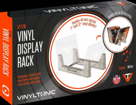Vinyl Tonic Display Rack pour 50 disques vinyle 33T, couleur: teinté blanc