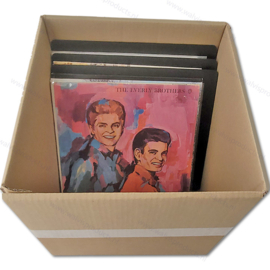 15-pack - Vinyl Record Shipping Boxes - American Folding - approx. 100 LP's