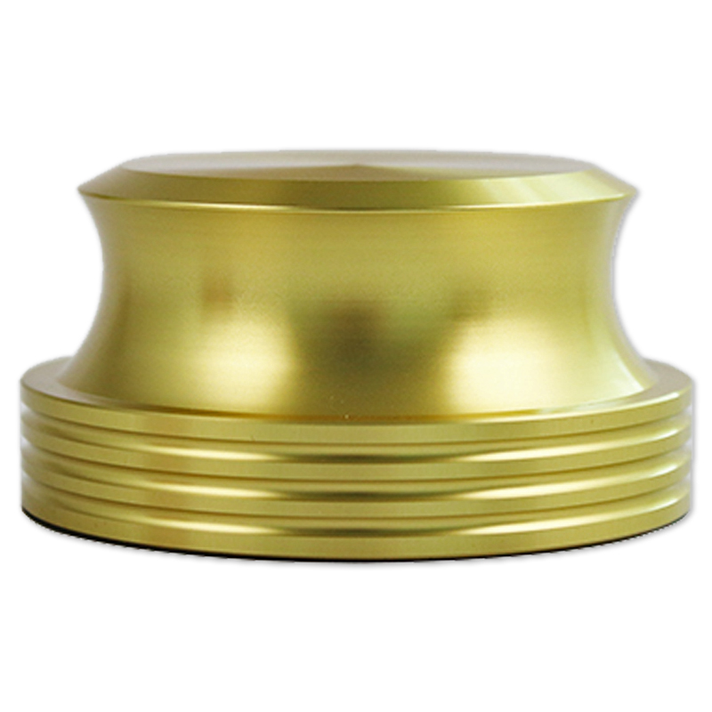 Stabilisateur palet presseur pour platine vinyle 415 grammes couleur: l'or
