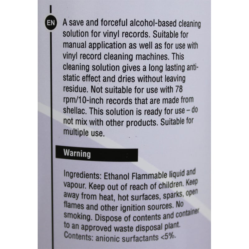 WalvisWater © Schallplatten Reinigungsmittel - 1 Liter