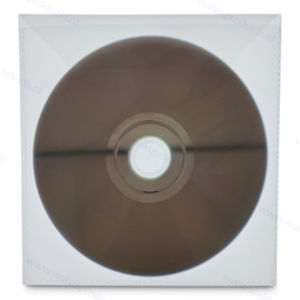 1CD PP Sleeve with flap, transparent (133 x 128 mm + flap)