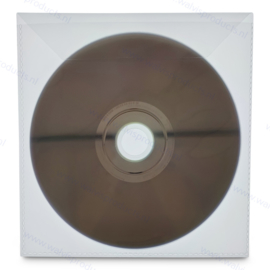 1CD PP Schutzhülle mit Klappe, transparent (133 x 128 mm + Klappe)