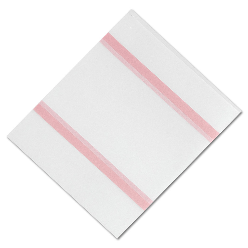Self-adhesive 1 CD Sleeve without flap, transparent (double strip)