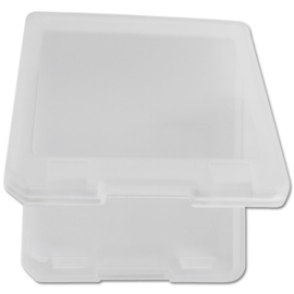 Boîtier de cartouche de jeu Nintendo DS - couleur : transparent - épaisseur 7 mm