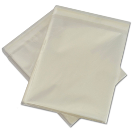 100-pack - Clear Cellophane Sealbags for 11 mm. Blu-Ray Cases, with resealable flap