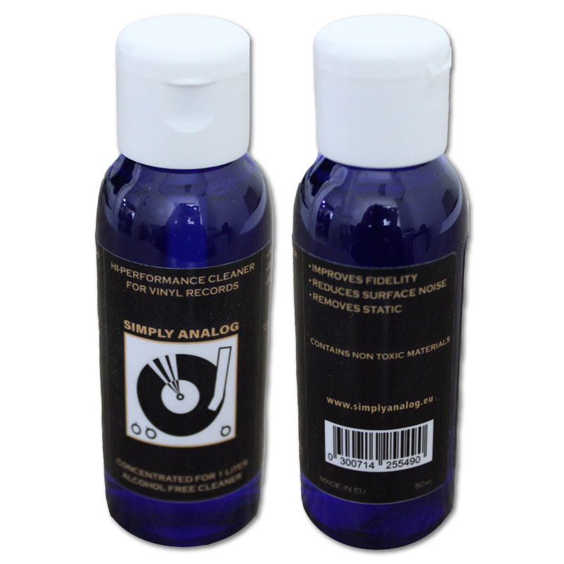 Simply Analog Concentrated Vinyl Records Cleaning Solution | 50 ml for 1 litre