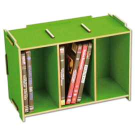 WERKHAUS DVD Medienbox, Grasgrün für 18 Discs