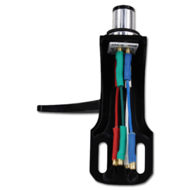 Headshell / Cartridge voor S-arm draaitafels - zwart