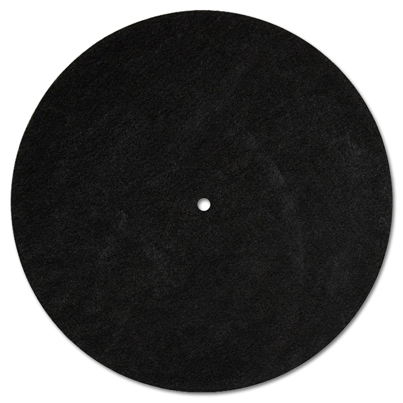 Filz DJ Skratch Slipmat - aus synthetischen Fasern